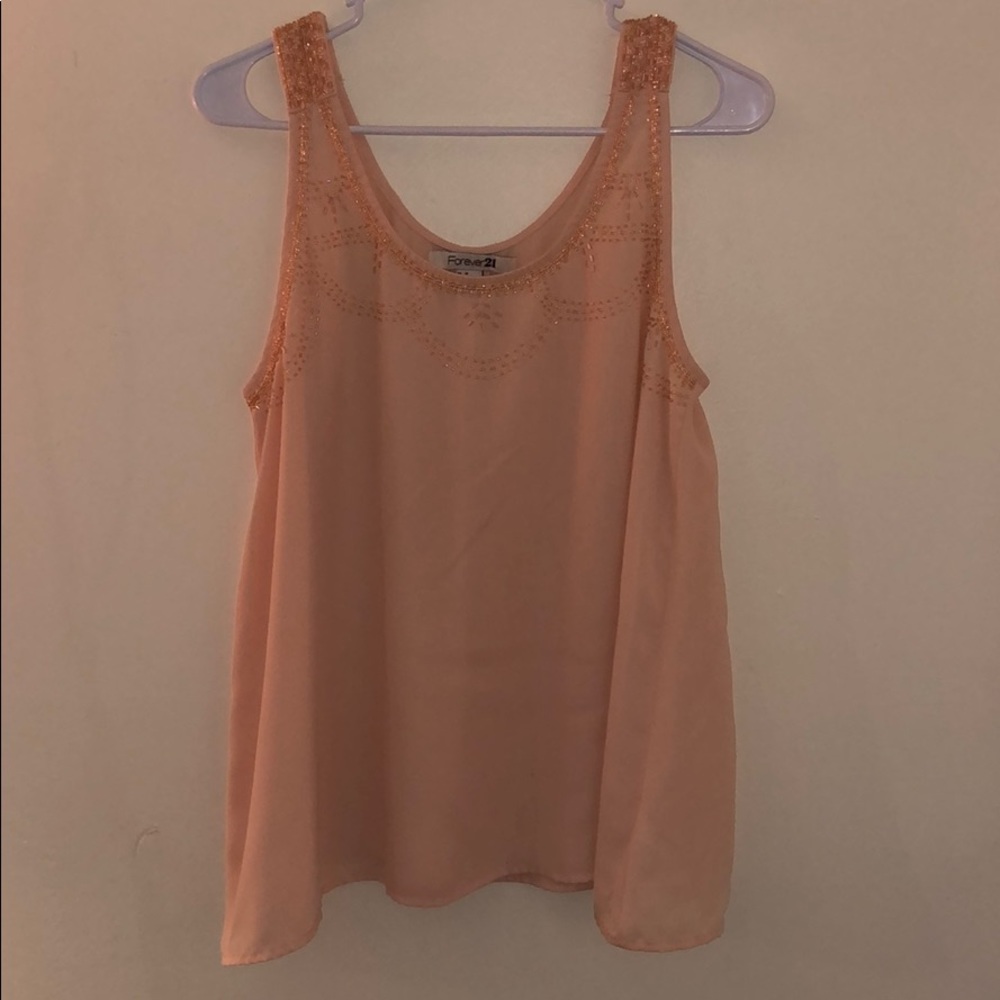 Beaded tank top